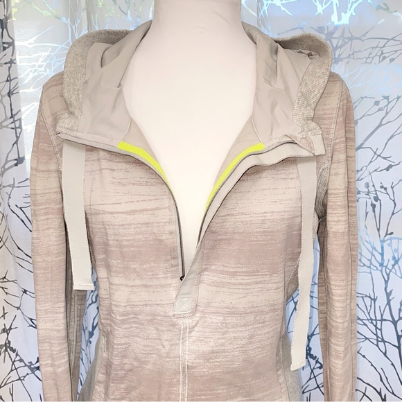 Lululemon silver spoon grey Post Sweat Pullover 1/2 zip neck hoodie sweatshirt - Picture 3 of 15